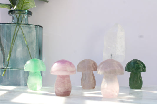 Fluorite Mushroom