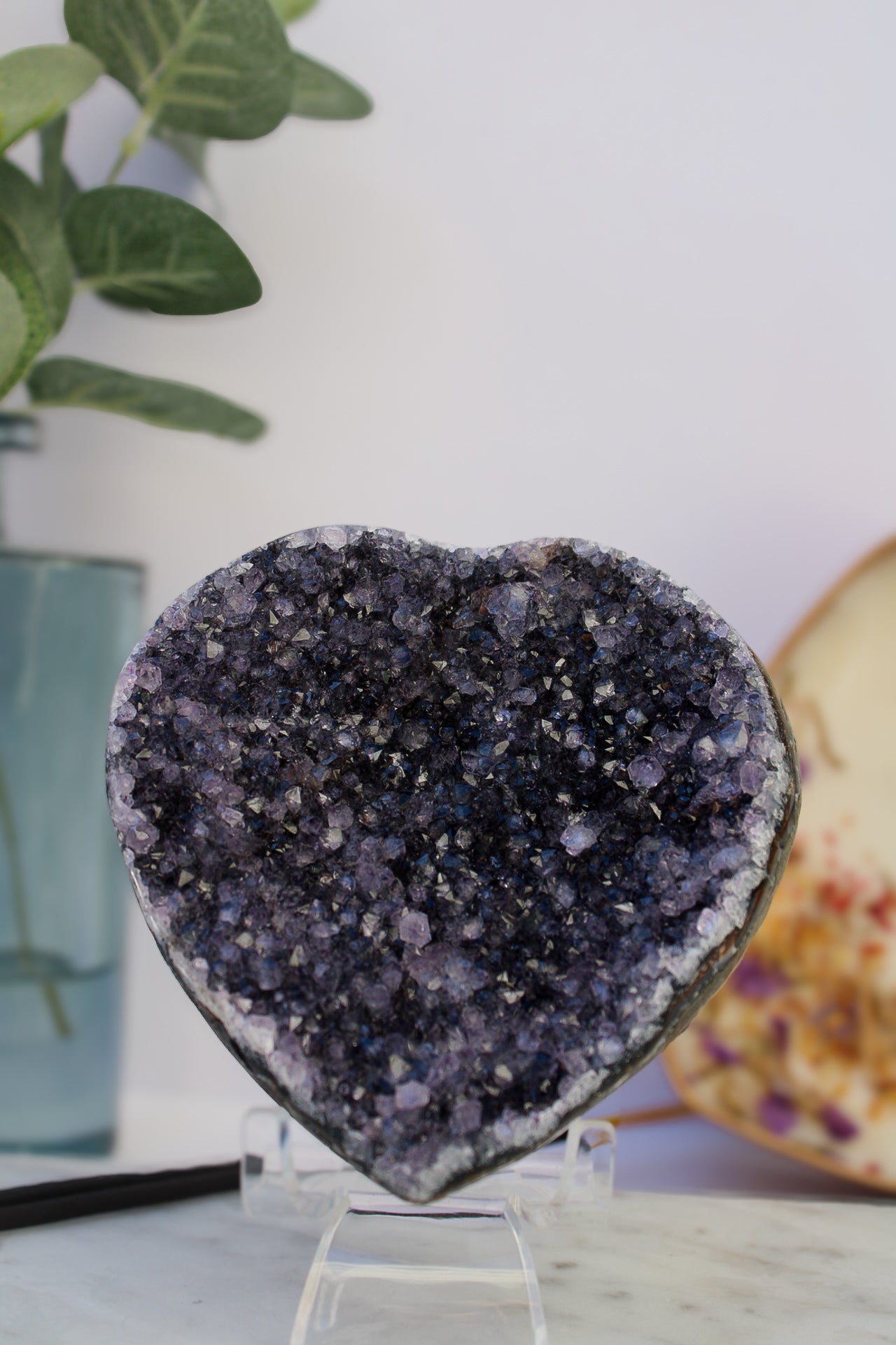 Amethyst Heart Geode