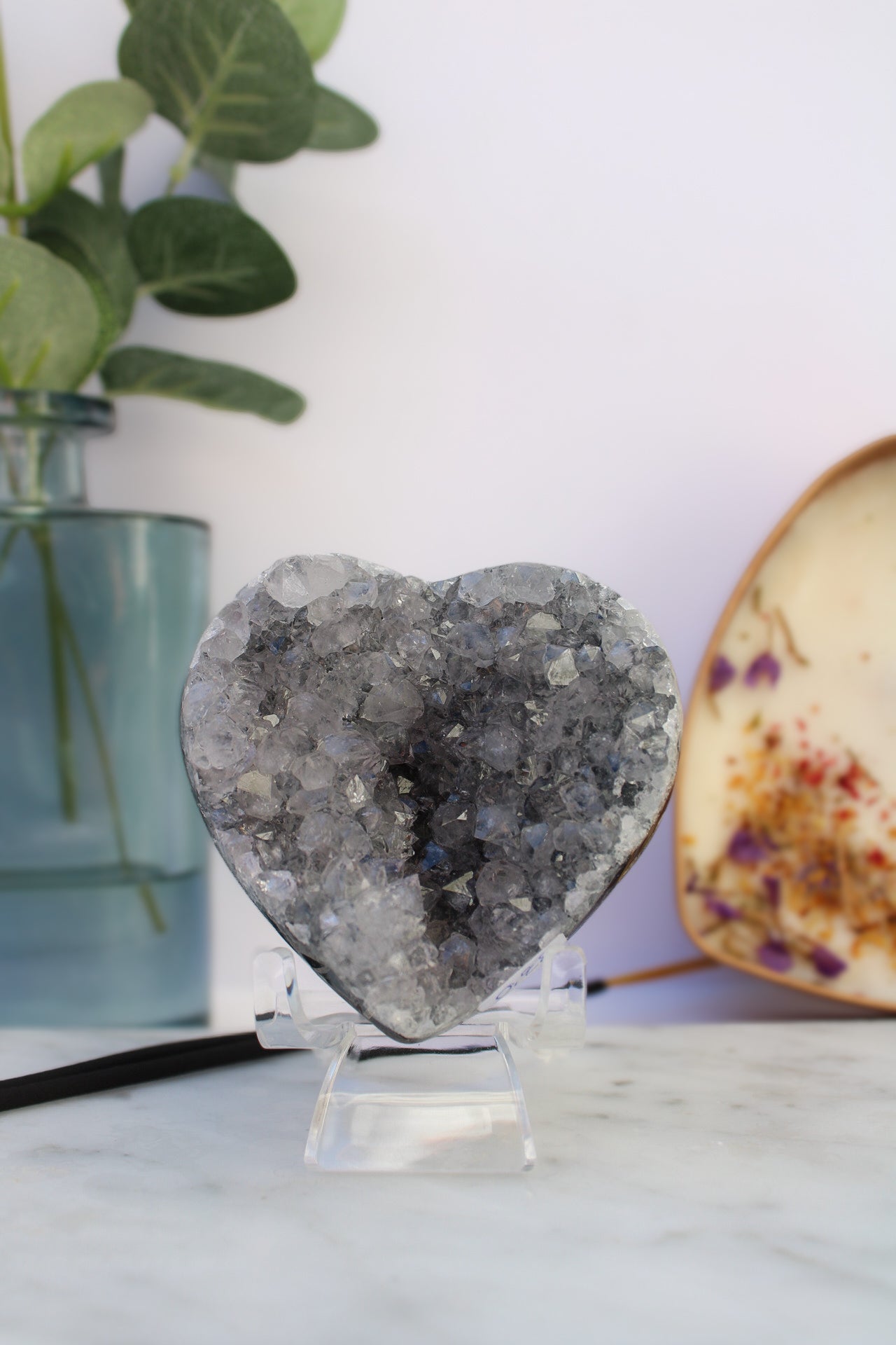 Amethyst Heart Geode