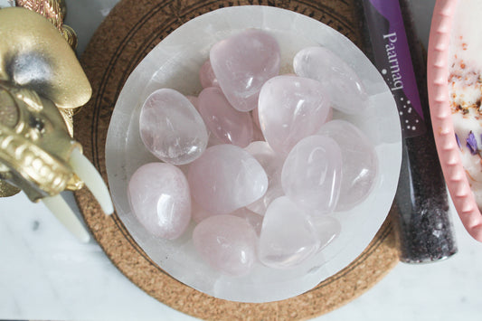 Rose Quartz Tumbles