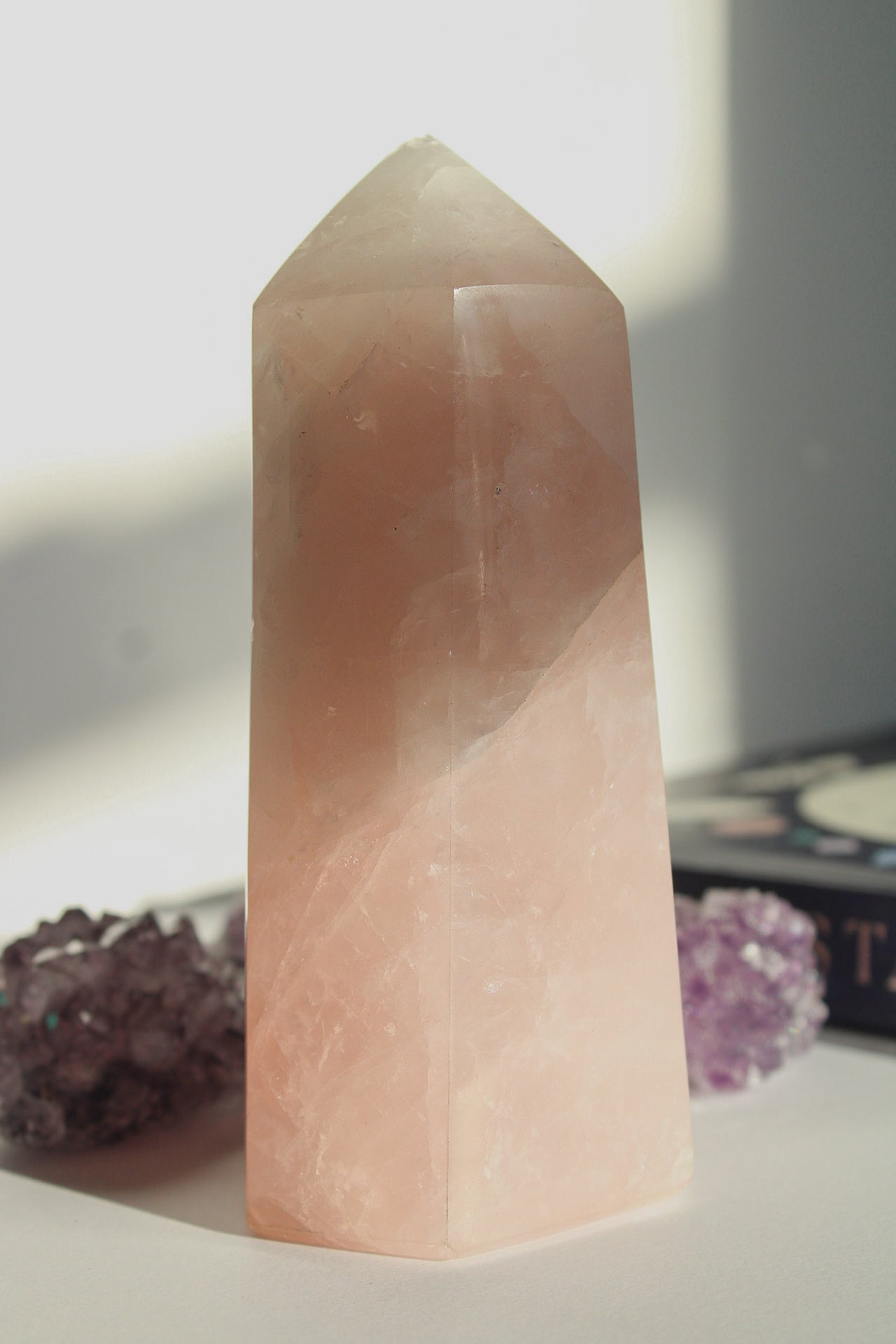 Rose Quartz Pillar of Peace