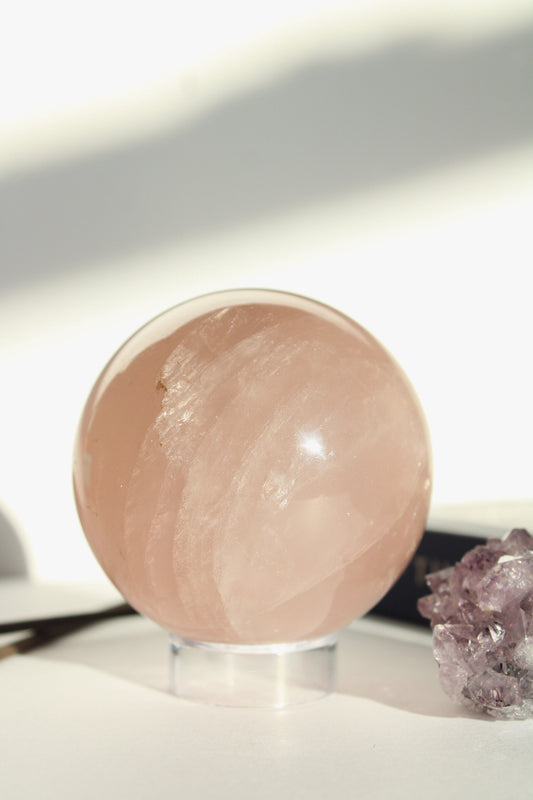 Infinite Love – Rose Quartz Sphere